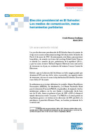 Elección presidencial en El Salvador